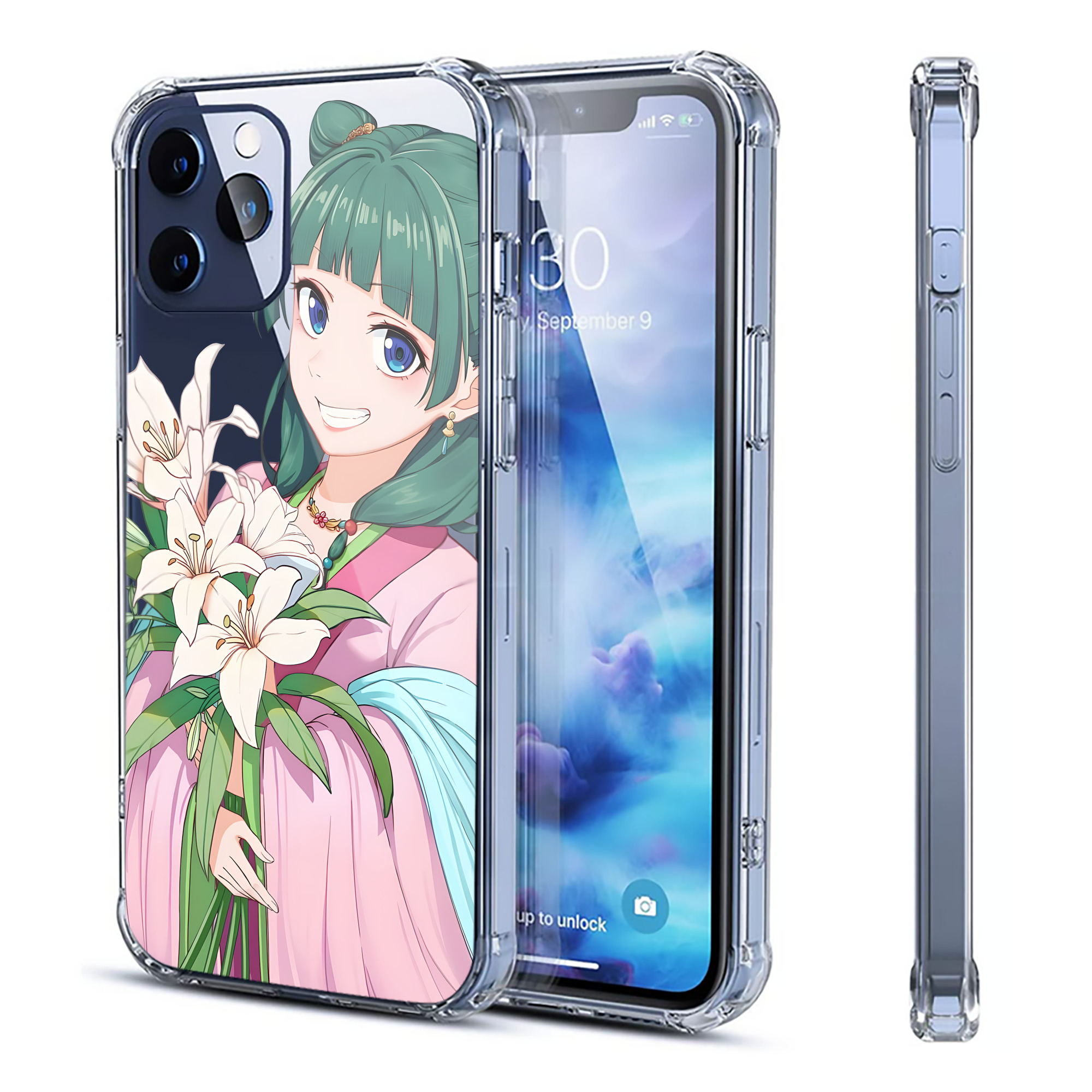 （画像用） 薬屋のひとりごと The Apothecary Diaries 【iPhone 12シリーズ対応】透明スマホケース（クリアソフトケース）